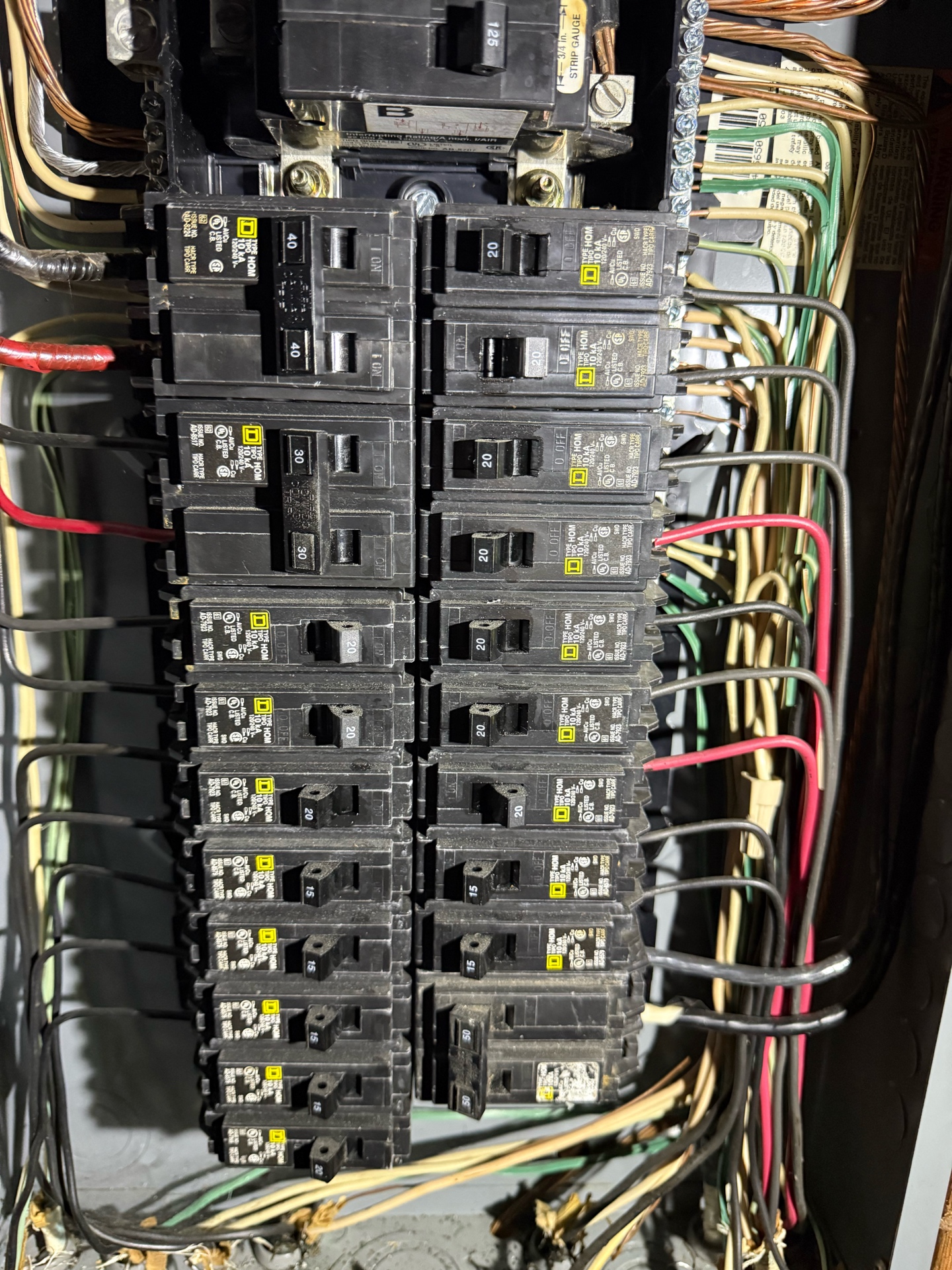 Square D electrical panel upgrade